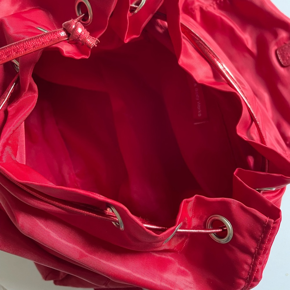 American Girl Red Drawstring Mini Backpack Purse - Picture 5 of 6